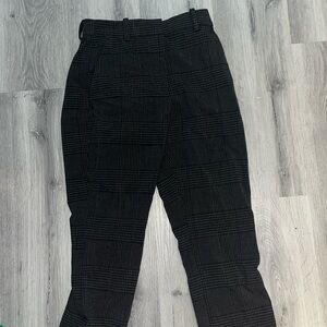Black Checkered H&M Dress Pants